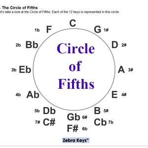 Circle of Fifths Zebra Keys Blog